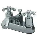 Kingston Brass KS4261TX 4 in. Centerset Bathroom Faucet, Polished Chrome